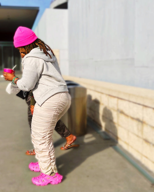 “So ruched” pants